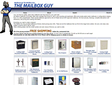 Tablet Screenshot of mailboxguy.com